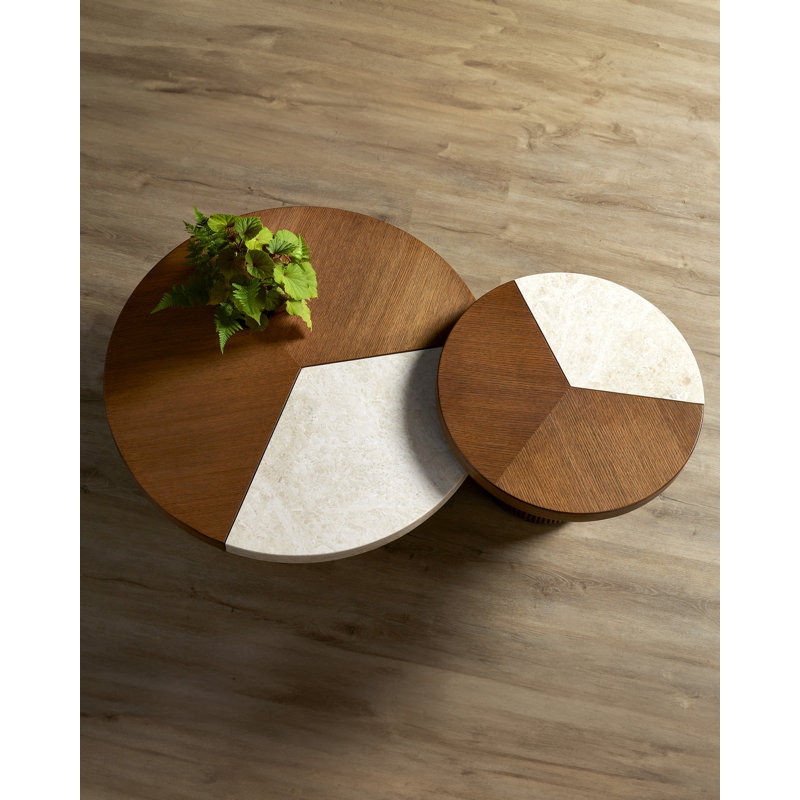 Dakota Cocktail Table, 15.5" H x 35.25" W x 35.25" L