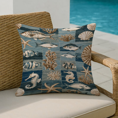 Coastal Indoor and Outdoor Pillow