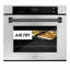 ZLINE 30 in. Autograph Wall Oven w/ Air Fry in Black Stainless Steel with Gold Handle-198249577-198249121