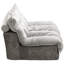 Canapés d'angle Cloud Comfort Compression, chenille grise, salon moderne-1688081855