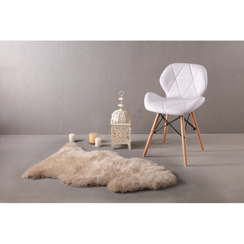 Fibre by Auskin Area Rug Handcrafted Longwool Sheepskin Indoor Area Rug 24" W x 39" D