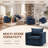 34.2" Wide Upholstered Swivel Accent Armchair-305298279