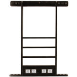 Deluxe 6 Pool Cue Wall Rack with Score Counter