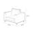 Simple light luxury office sofa