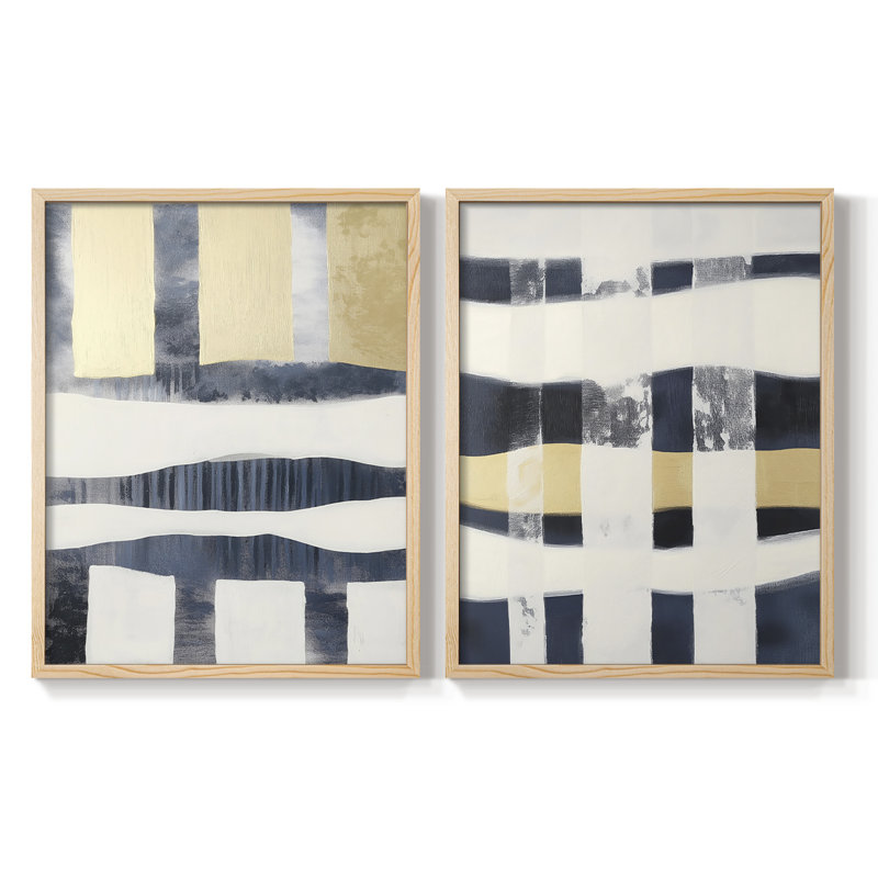 Série ABSTRACT DCCDXCII - Impression encadrée de qualité supérieure - prête à être accrochée - aucun clou requis - aucun clou requis