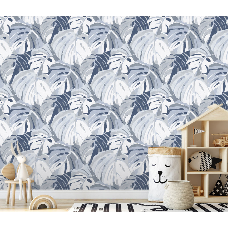 Non-Pasted Floral Wall Mural