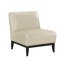 Fauteuil d'appoint en cuir de buffle beige avec cadre en bois massif et coussin en mousse haute densité-134651194