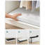 Banc de rangement avec repose-pieds 30 po avec couvercle rabattable, repose-pieds coffre de rangement, similicuir, brun-629135282