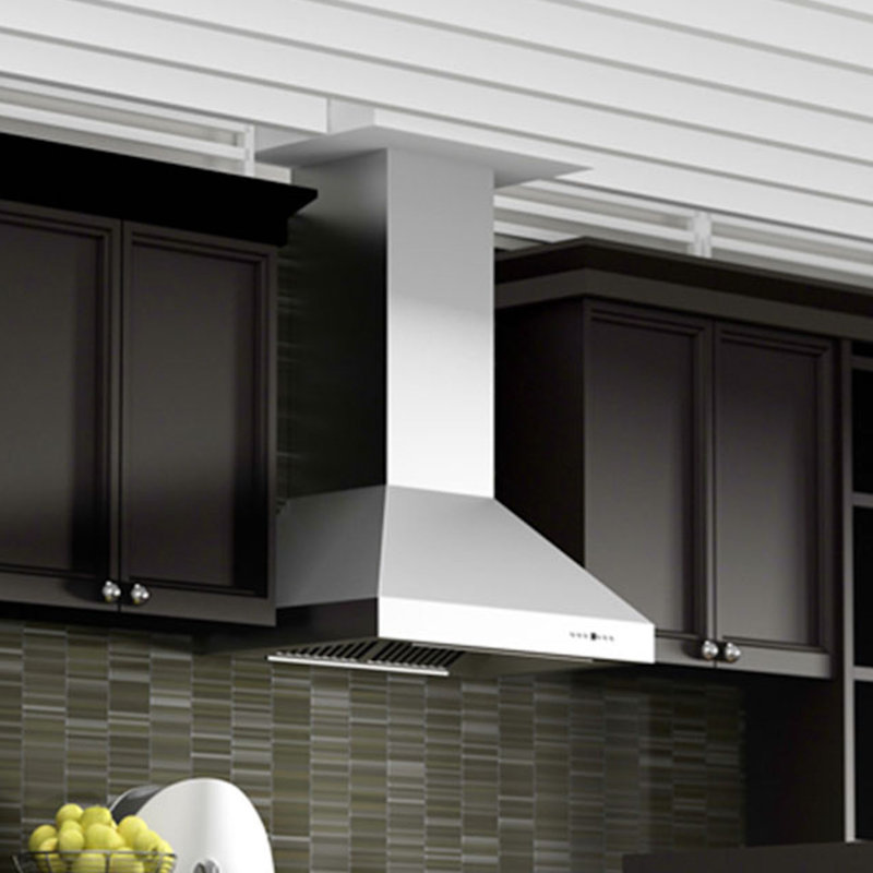 36" 700 CFM Ducted Wall Mount Range Hood in Stainless Steel