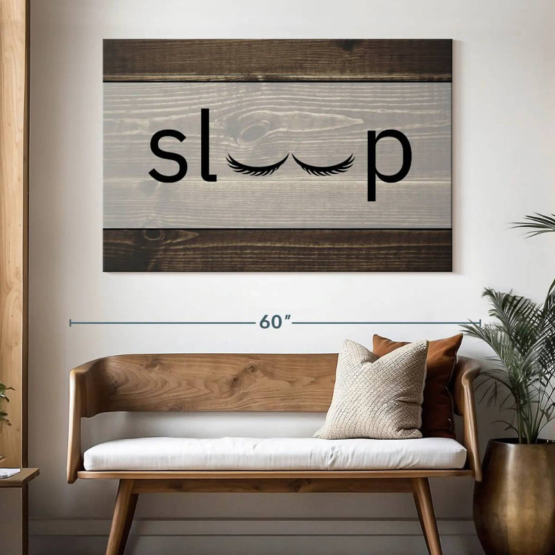 Tergel Sleep Typography, 34" H x 51" W