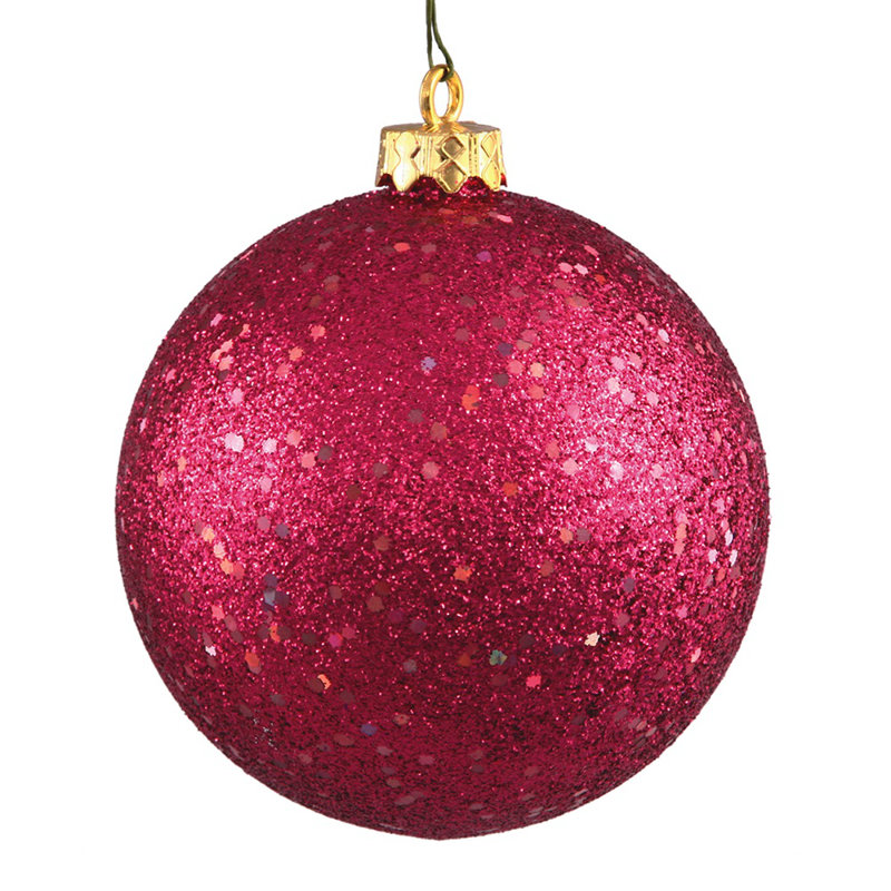 Décoration de boule décorative des Fêtes, Paillettes vin