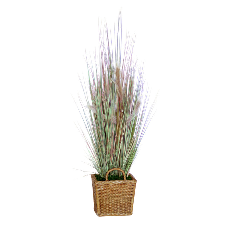 Natural Multi-Grass in Antique Basket