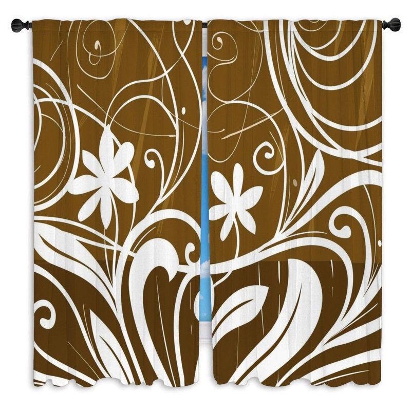 Paire de rideaux obscurcissant en polyester Alance, L 40 po x L 82 po