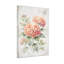 Bouquet de plantes et de fleurs sur fond de script rétro