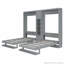 Lits escamotables à double paroi avec armoires et tablettes-286847969