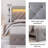 Bed Frame With LED Lights Headboard, Fast-Charging USB Port-1142682476-1142682467