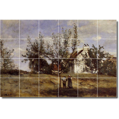 Carreau de céramique décorative 36 po x 24 po 6 po x 6 po