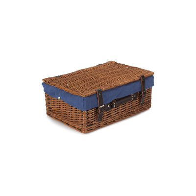 Wicker Hamper Basket with Lining