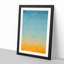 Airplane At Sunset In Abstract - Single Picture Frame Painting-55547662-55547665