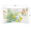 Housse de coussin décorative en lin à motif de feuilles décoratives 3D-99173310-99173311