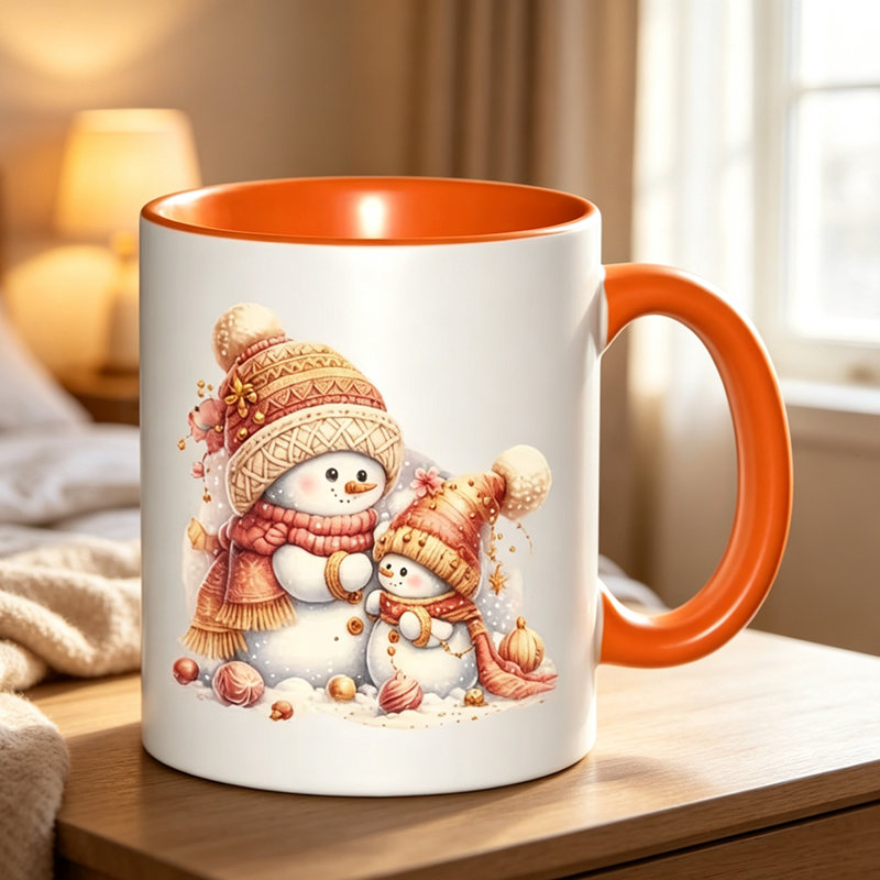 Ceramic Coffee Mug, Orange