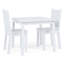 Kids 3 Piece Square Play Or Activity Table and Chair Set-999644599