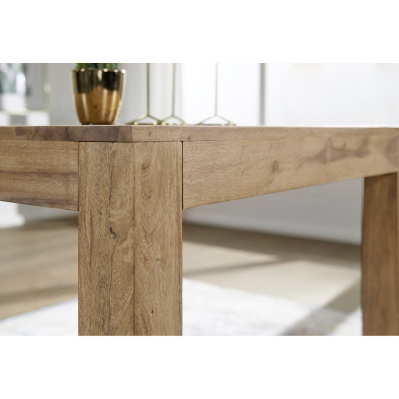 Leyden Acacia Solid Wood Top Dining Table