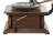 Wood Functional Copper Gramophone with Record
