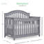 Lit de bébé convertible 5-en-1 Hampton-25642913