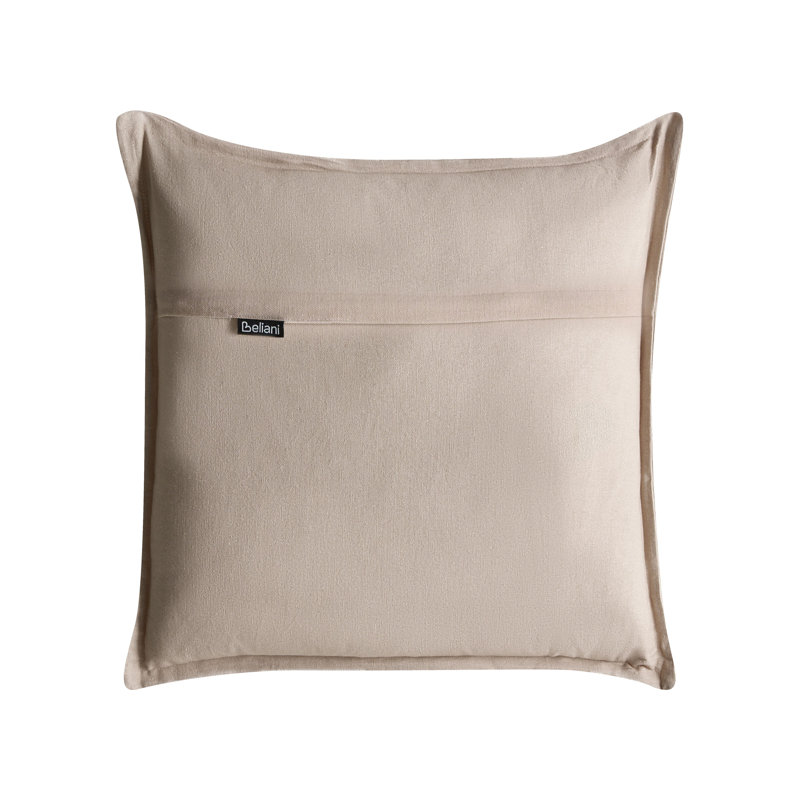 White, Beige Square Cushion