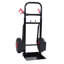 Chariot manuel d'une capacité de 330 lb avec poignée rétractable - Fabrication en métal, roues en caoutchouc de 10 po pour faciliter la manipulation et le transport