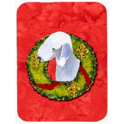 Planche à découper en verre couronne east urban home bedlington terrier
