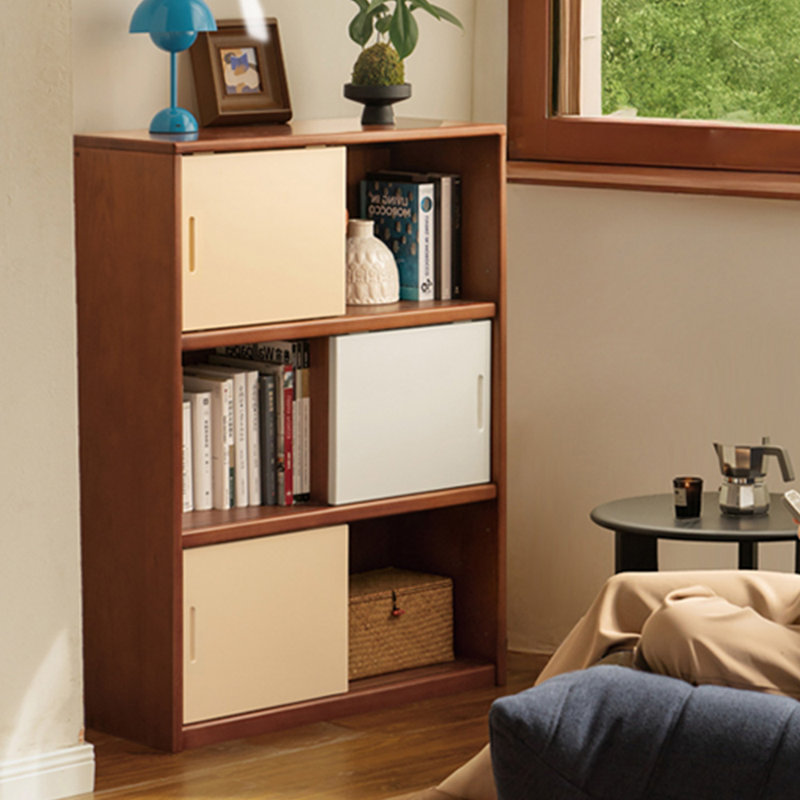 Bibliothèque américaine en bois massif
