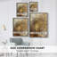 Reproduction encadrée ABSTRACT Series CXCI - bois massif-1762805445