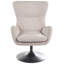 Upholstered Swivel Armchair-1066064147