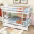 Hulbard Twin Over Twin Convertible Wooden Bunk Bed With Twin Trundle And Safety Guardrails-2110746080