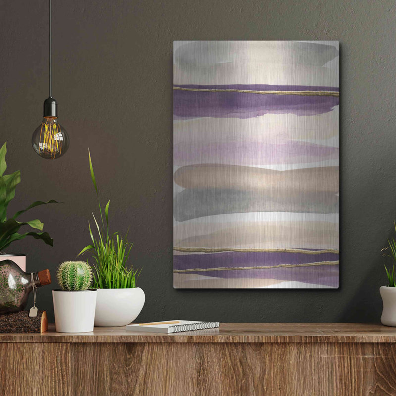 «Gilded Amethyst I Crop» par Chris Paschke, H 16 po x l 12 po