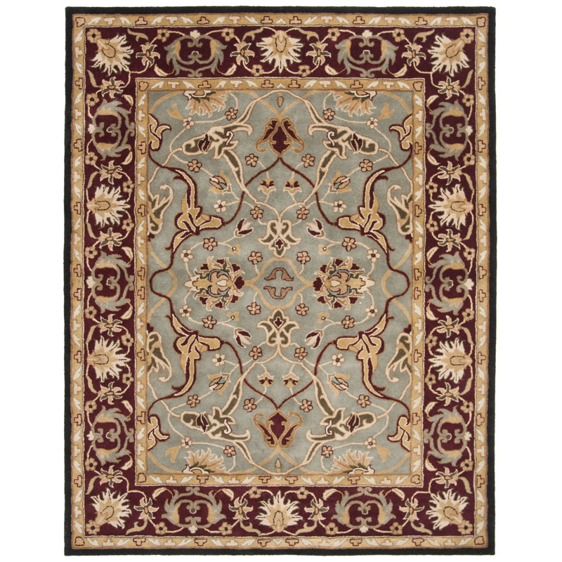 Balthrop Hand Tufted Wool Oriental Rug, Rectangle 8'3" x 11'