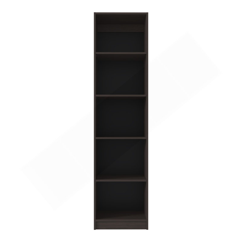 Bibliothèque étroite à 5 tablettes Home