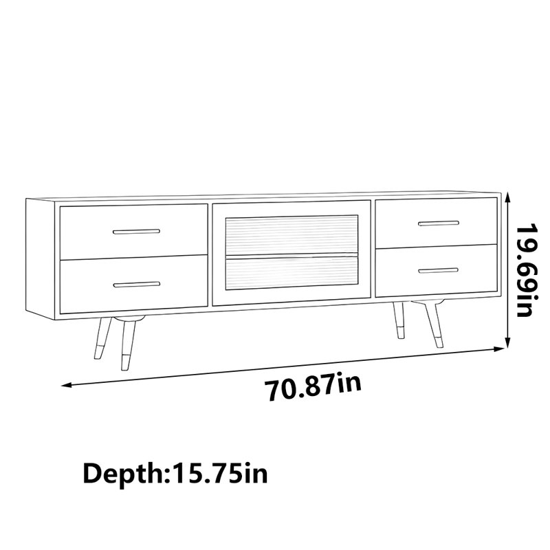 Modern simple design TV cabinet