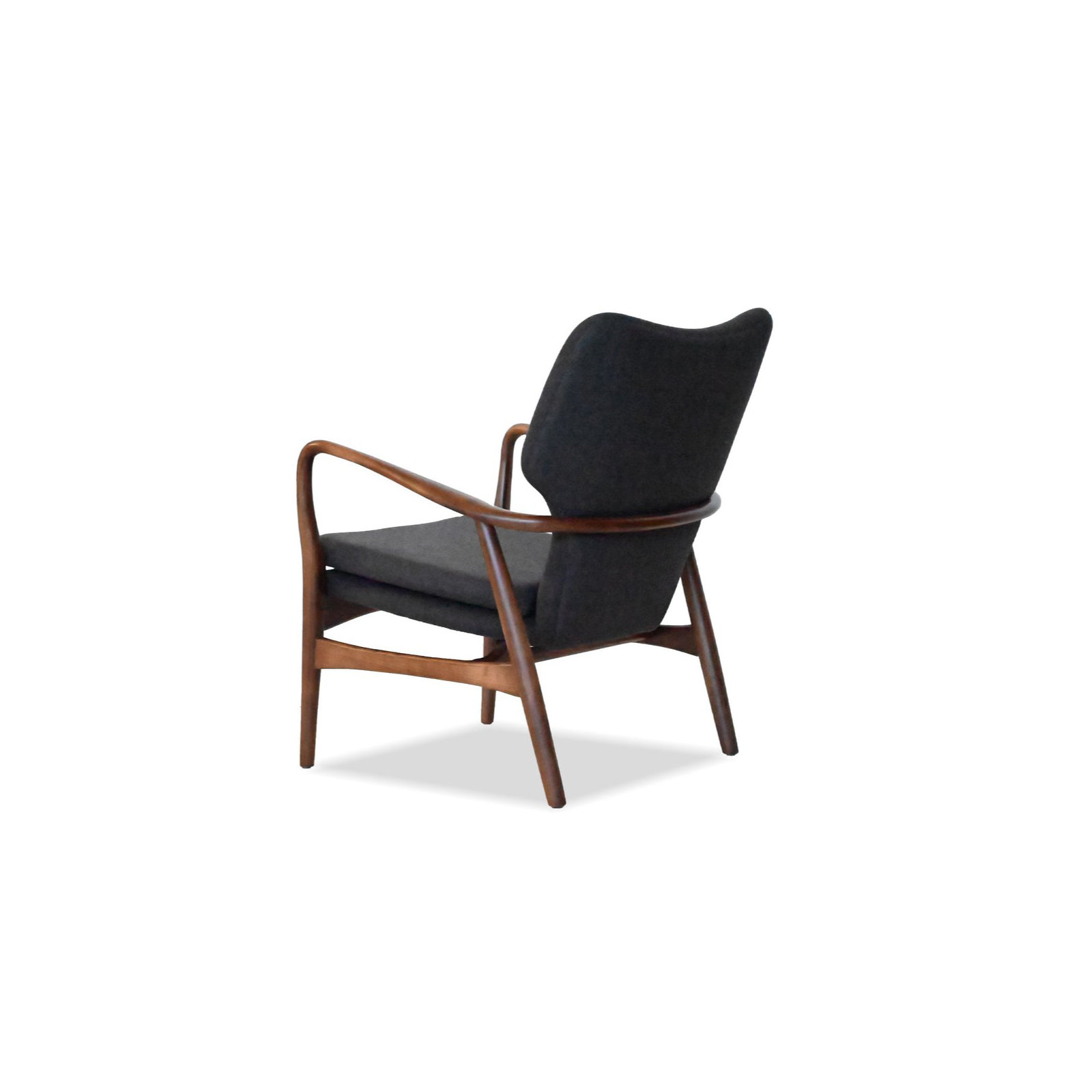 Marlo Genuine Leather Armchair, Gray