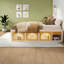 Lit plateforme moderne en bois avec rangement et éclairage à DEL, grand lit