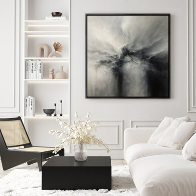 Art mural encadré abstrait rétro antique classique pour chambre à coucher