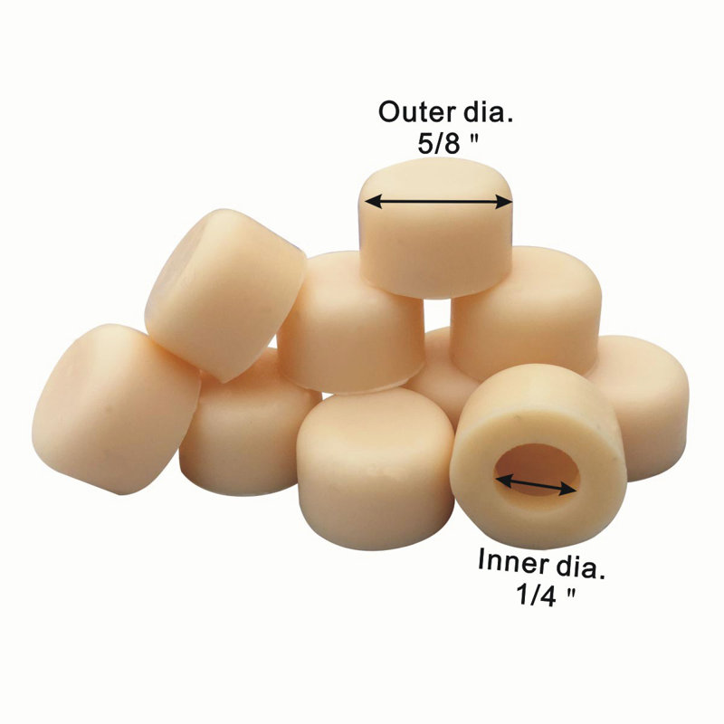 Butoir de porte embouts de pare-chocs en silicone amande