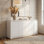 Armoire de rangement en MDF à 4 portes Curved Edge