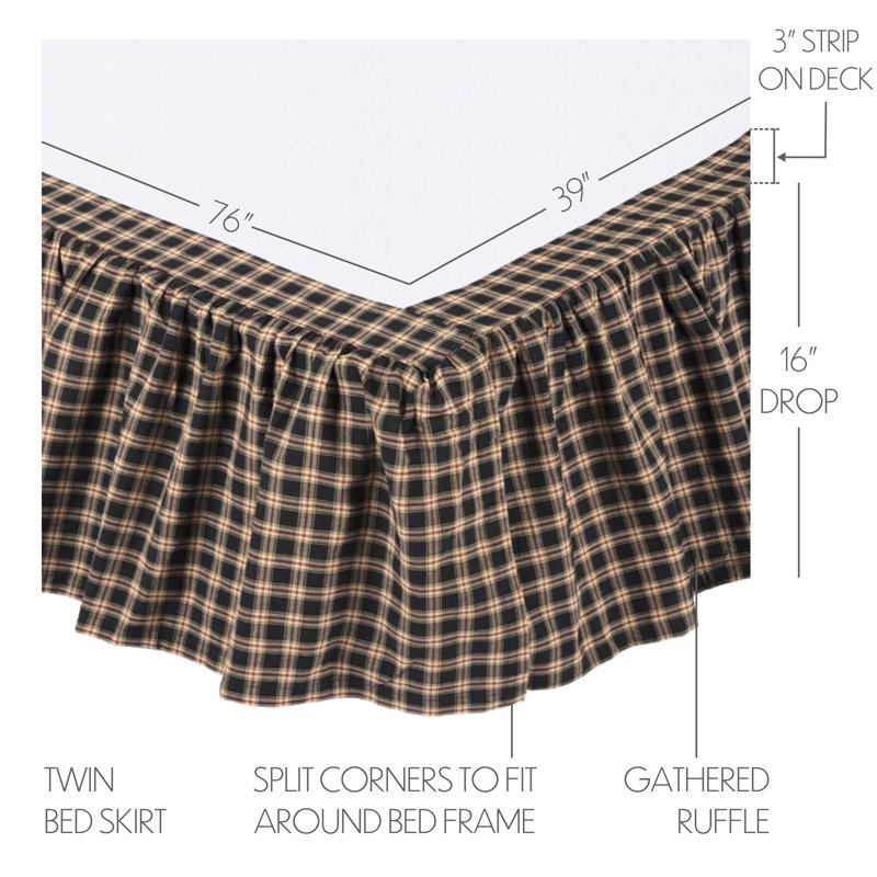 Bingham Ruffled Bed Skirt, Twin