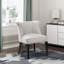 Chaise d'appoint rembourrée avec pieds robustes-1346682874