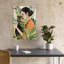 Art mural mural, "Chat amoureux tropical"-129150313