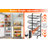 Snack Cart with Wheels 4-Tier