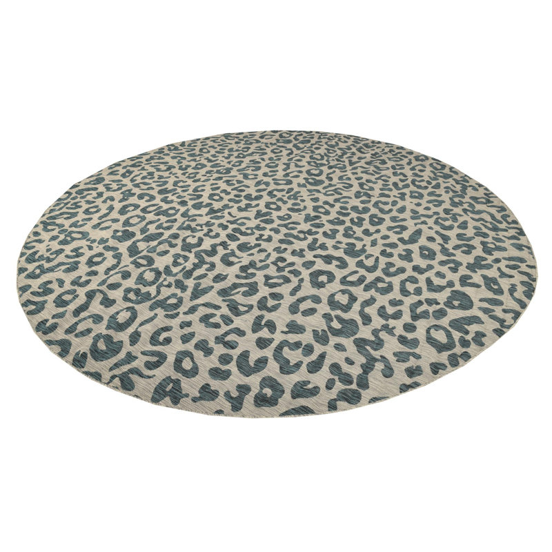 Tapis d'extérieur couleur joyeuse, Rond 10 pi 8 po